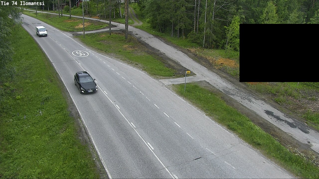 Weather Camera Image Väg 74 Ilomantsi, Ilomantsi, Pohjois-Karjala