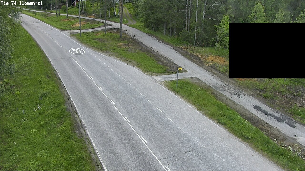 Weather Camera Image Väg 74 Ilomantsi, Ilomantsi, Pohjois-Karjala