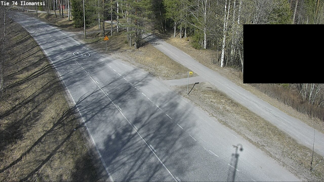 Weather Camera Image Väg 74 Ilomantsi, Ilomantsi, Pohjois-Karjala