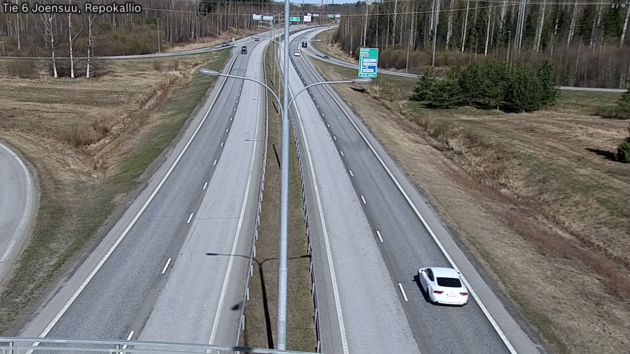 Kelikamerat Kuva Tie 6 Joensuu, Repokallio, Joensuu, Pohjois-Karjala