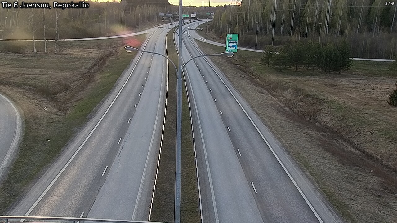 Kelikamerat Kuva Tie 6 Joensuu, Repokallio, Joensuu, Pohjois-Karjala