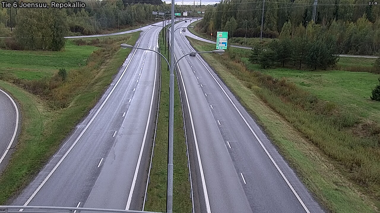 Weather Camera Image Road 6 Joensuu, Repokallio, Joensuu, Pohjois-Karjala