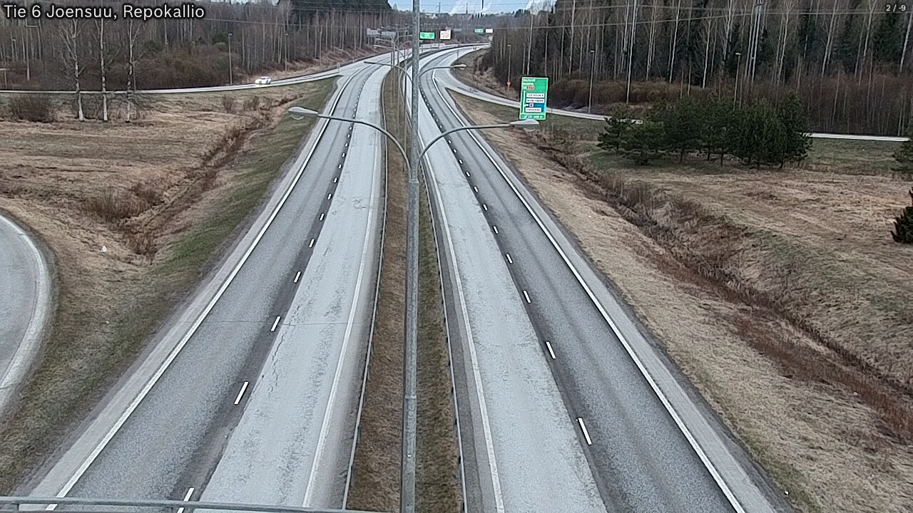 Kelikamerat Kuva Tie 6 Joensuu, Repokallio, Joensuu, Pohjois-Karjala