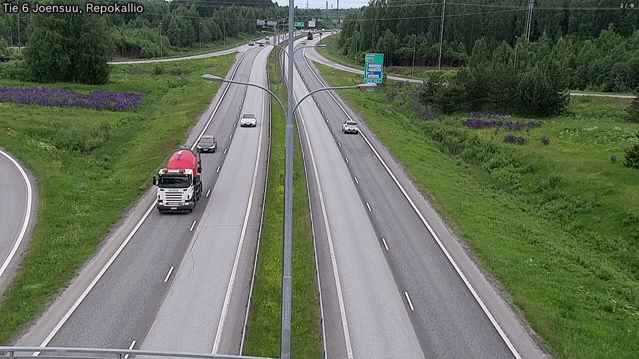 Kelikamerat Kuva Tie 6 Joensuu, Repokallio, Joensuu, Pohjois-Karjala