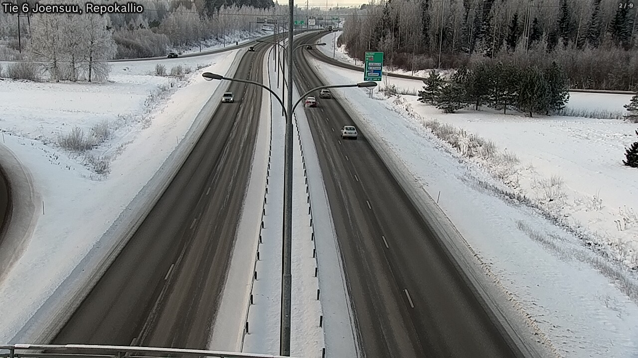 Kelikamerat Kuva Tie 6 Joensuu, Repokallio, Joensuu, Pohjois-Karjala