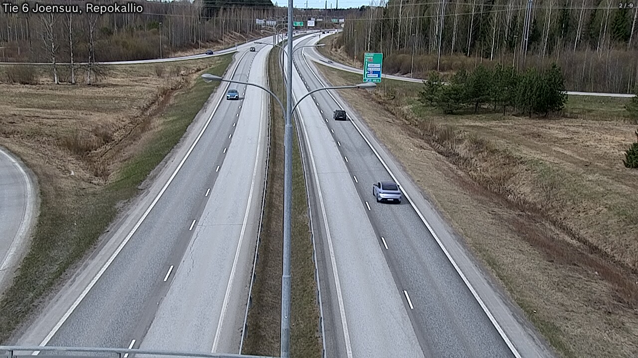 Kelikamerat Kuva Tie 6 Joensuu, Repokallio, Joensuu, Pohjois-Karjala