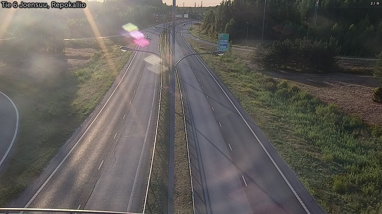 Kelikamerat Kuva Tie 6 Joensuu, Repokallio, Joensuu, Pohjois-Karjala
