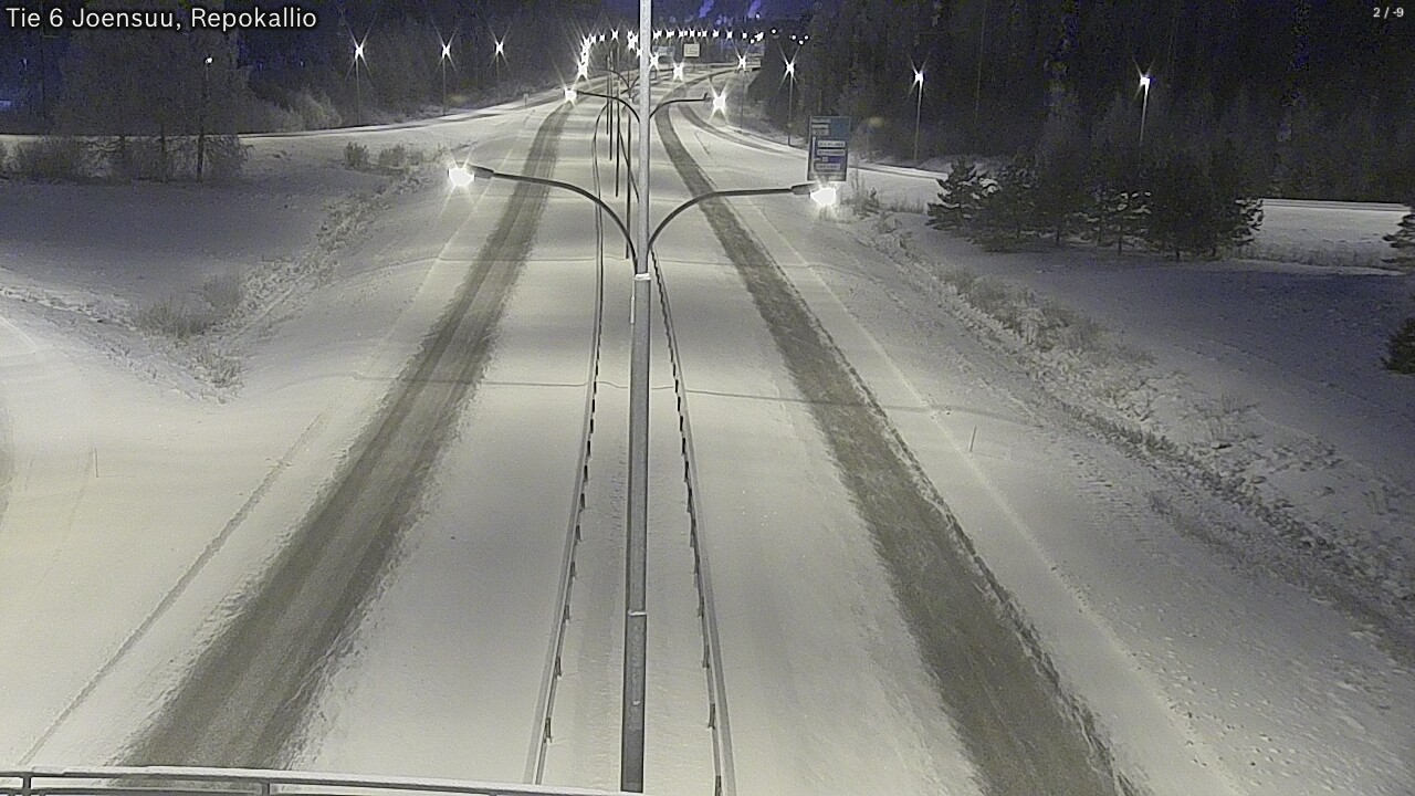 Kelikamerat Kuva Tie 6 Joensuu, Repokallio, Joensuu, Pohjois-Karjala