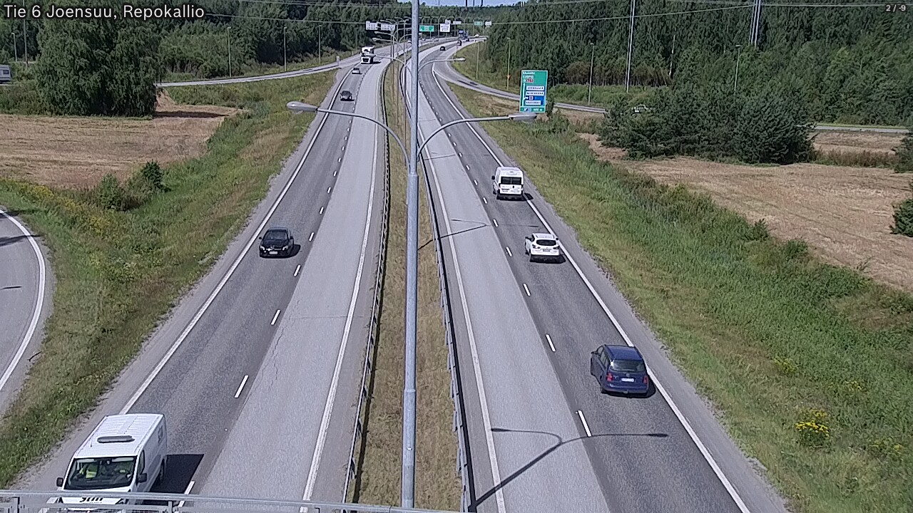 Kelikamerat Kuva Tie 6 Joensuu, Repokallio, Joensuu, Pohjois-Karjala