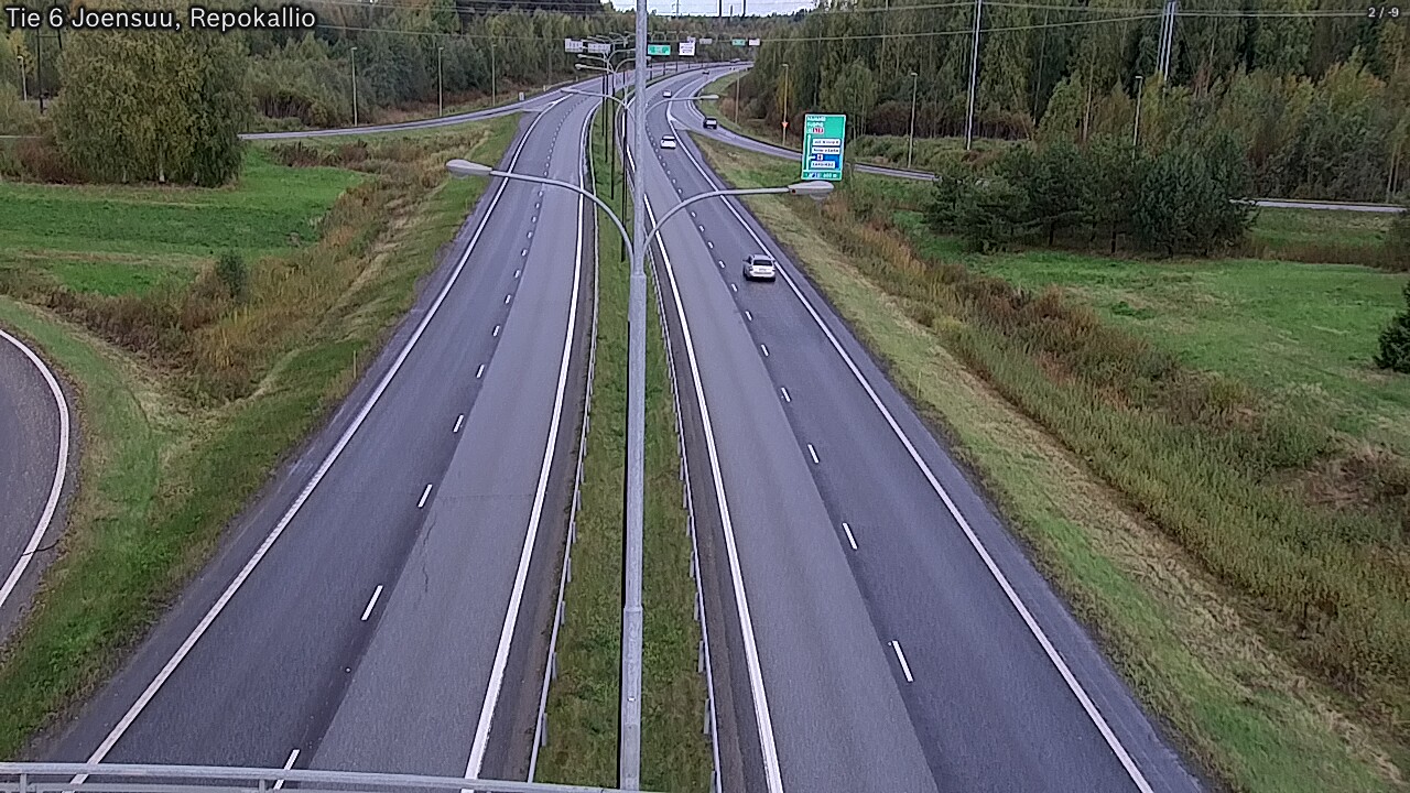 Weather Camera Image Road 6 Joensuu, Repokallio, Joensuu, Pohjois-Karjala