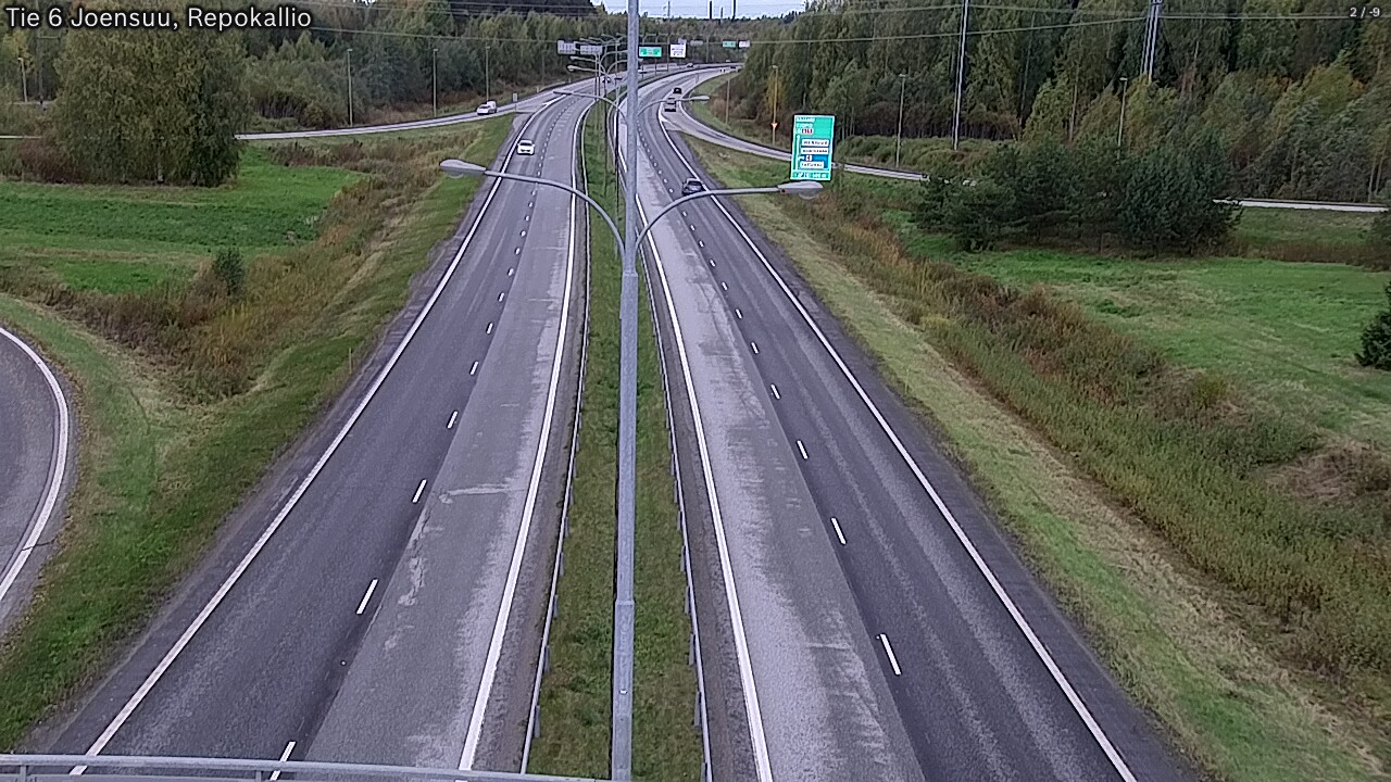 Weather Camera Image Road 6 Joensuu, Repokallio, Joensuu, Pohjois-Karjala