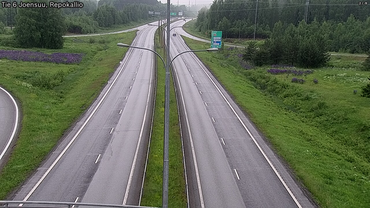 Kelikamerat Kuva Tie 6 Joensuu, Repokallio, Joensuu, Pohjois-Karjala