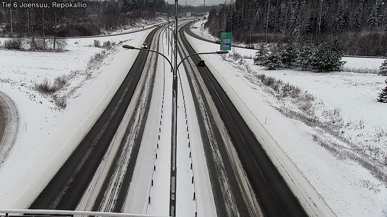 Kelikamerat Kuva Tie 6 Joensuu, Repokallio, Joensuu, Pohjois-Karjala