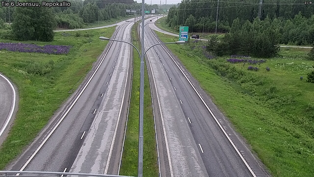 Kelikamerat Kuva Tie 6 Joensuu, Repokallio, Joensuu, Pohjois-Karjala