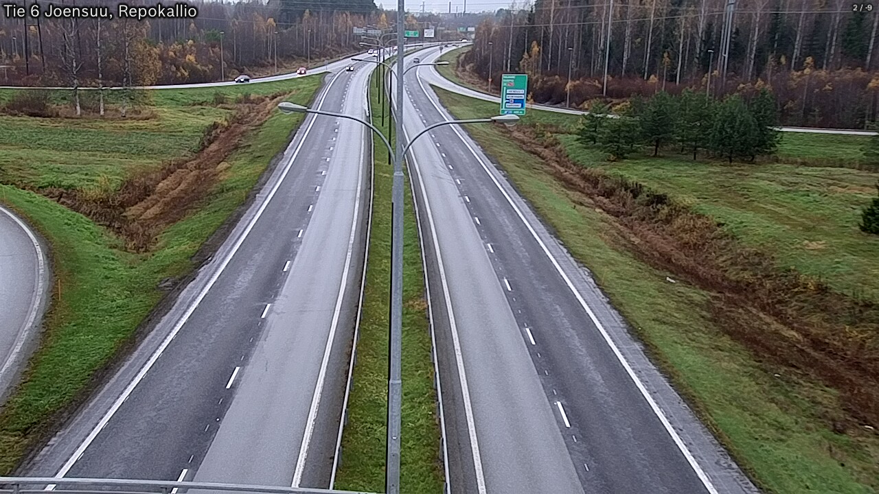 Kelikamerat Kuva Tie 6 Joensuu, Repokallio, Joensuu, Pohjois-Karjala