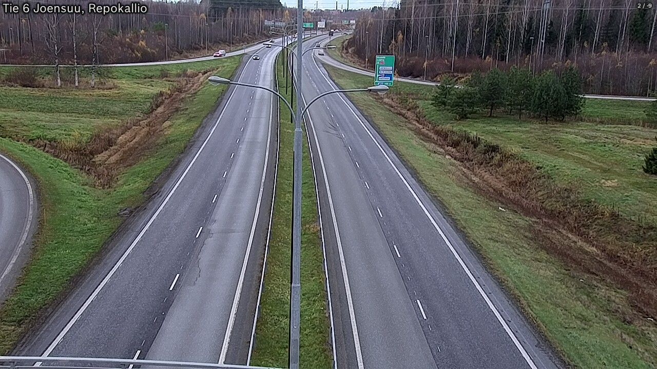 Kelikamerat Kuva Tie 6 Joensuu, Repokallio, Joensuu, Pohjois-Karjala