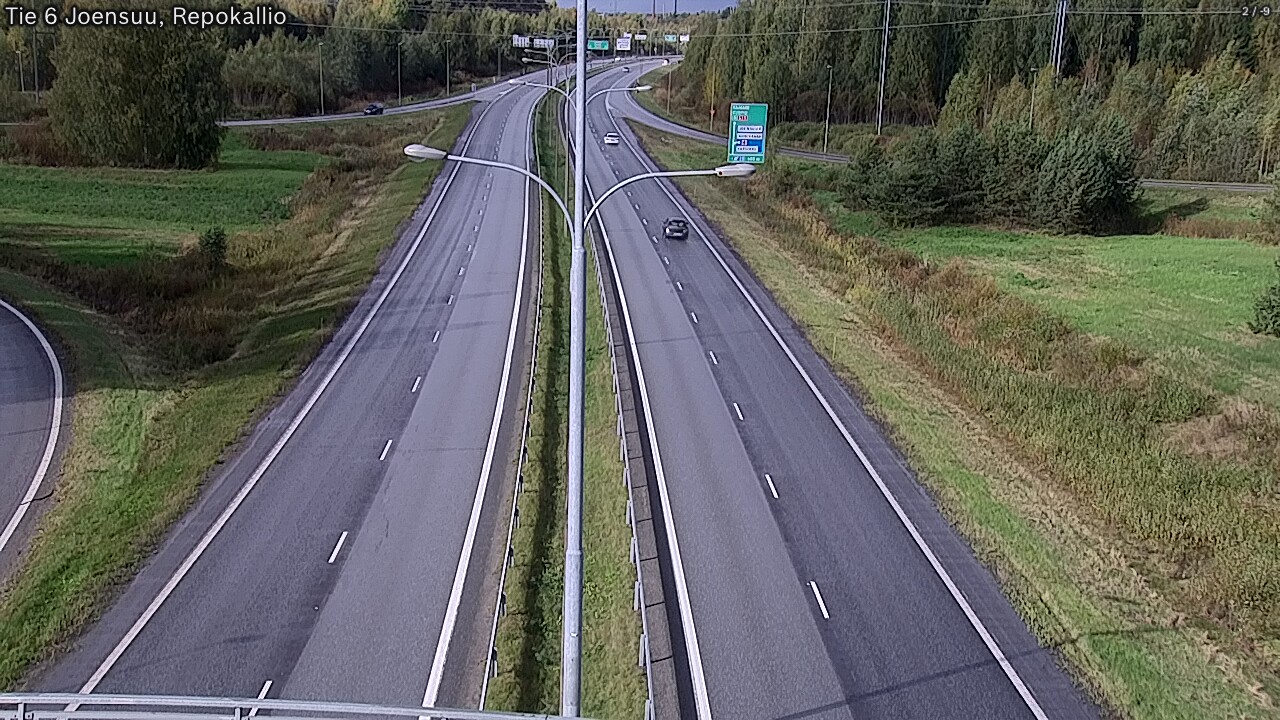 Kelikamerat Kuva Tie 6 Joensuu, Repokallio, Joensuu, Pohjois-Karjala