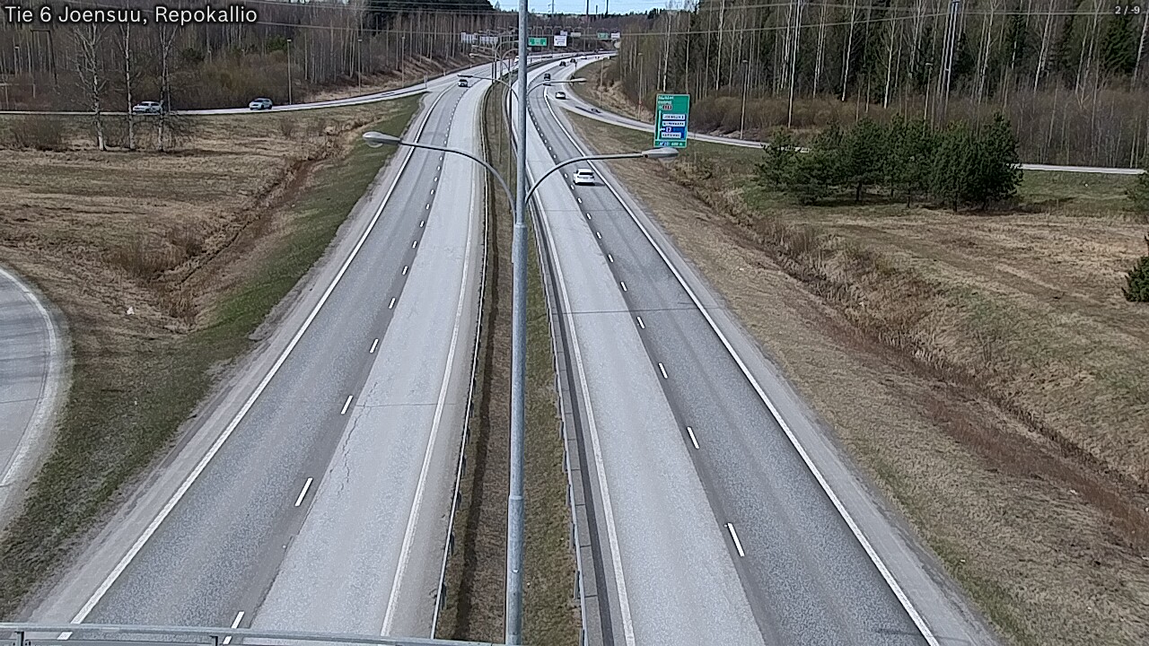 Kelikamerat Kuva Tie 6 Joensuu, Repokallio, Joensuu, Pohjois-Karjala