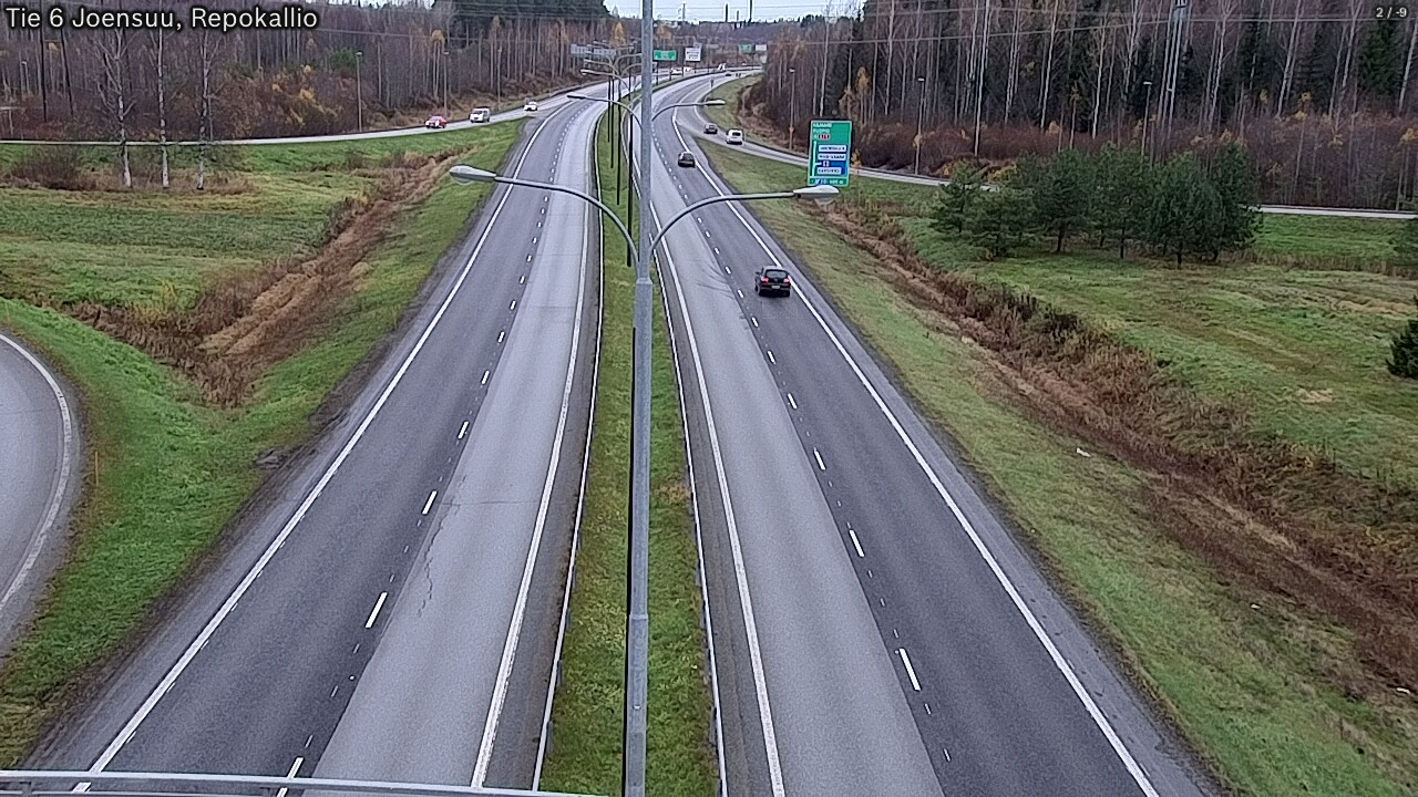 Kelikamerat Kuva Tie 6 Joensuu, Repokallio, Joensuu, Pohjois-Karjala