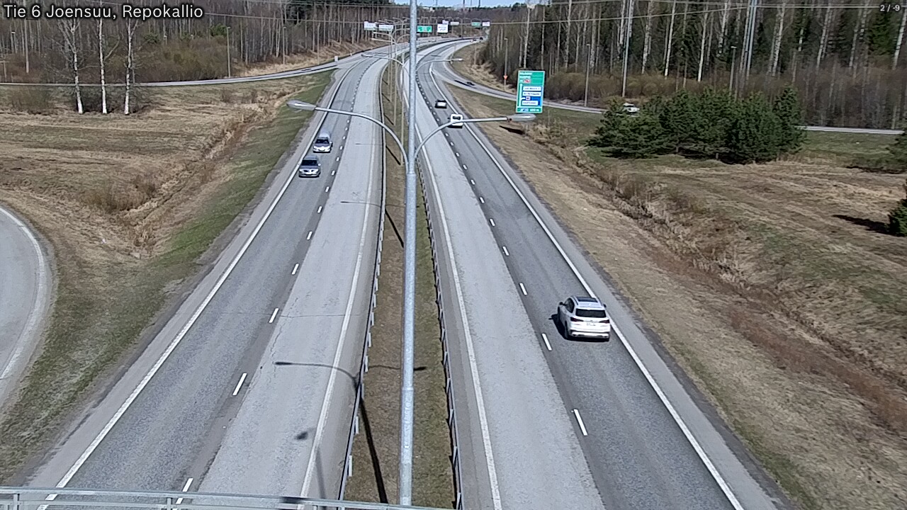 Kelikamerat Kuva Tie 6 Joensuu, Repokallio, Joensuu, Pohjois-Karjala