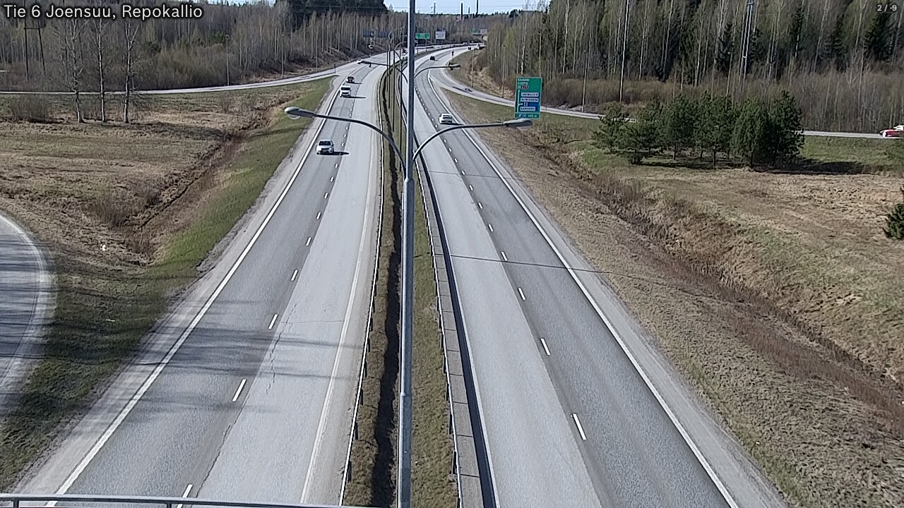 Kelikamerat Kuva Tie 6 Joensuu, Repokallio, Joensuu, Pohjois-Karjala