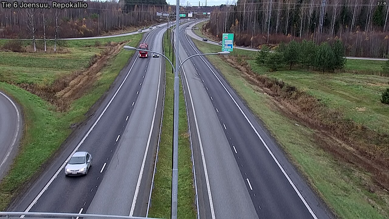 Kelikamerat Kuva Tie 6 Joensuu, Repokallio, Joensuu, Pohjois-Karjala