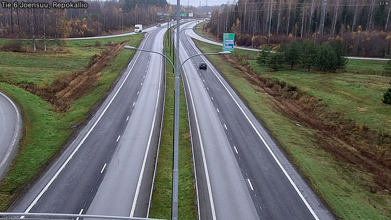 Kelikamerat Kuva Tie 6 Joensuu, Repokallio, Joensuu, Pohjois-Karjala