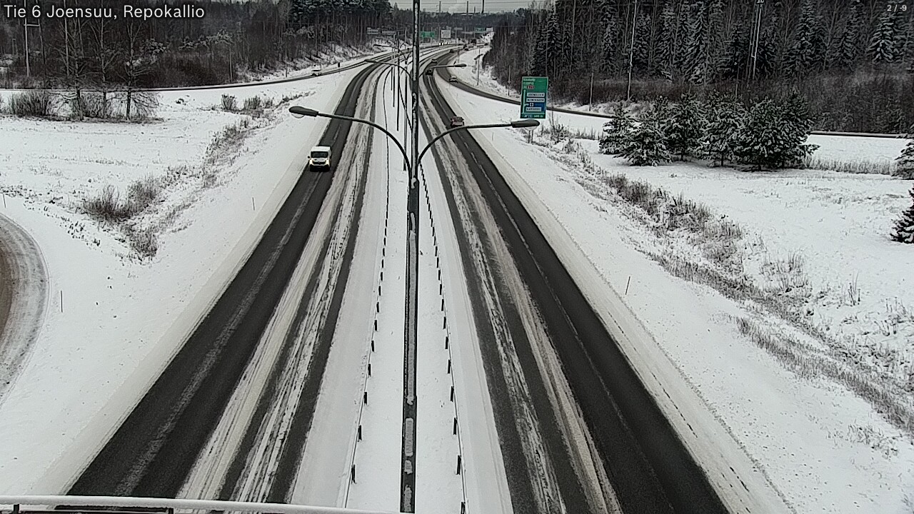 Kelikamerat Kuva Tie 6 Joensuu, Repokallio, Joensuu, Pohjois-Karjala