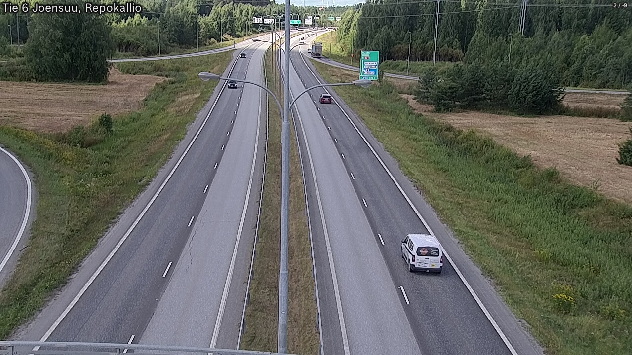 Kelikamerat Kuva Tie 6 Joensuu, Repokallio, Joensuu, Pohjois-Karjala