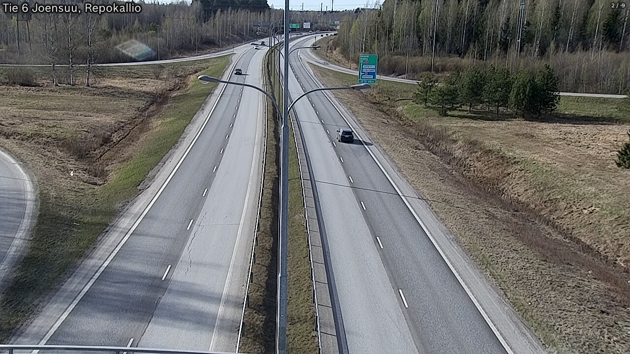 Kelikamerat Kuva Tie 6 Joensuu, Repokallio, Joensuu, Pohjois-Karjala