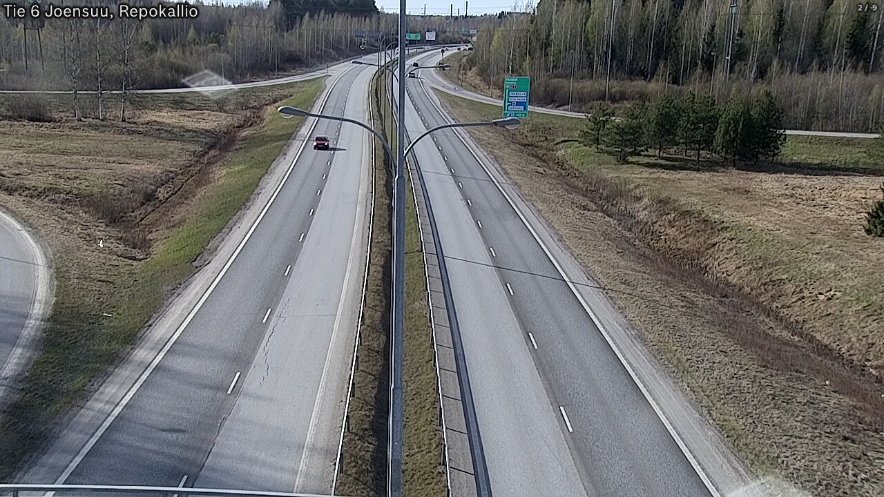 Kelikamerat Kuva Tie 6 Joensuu, Repokallio, Joensuu, Pohjois-Karjala