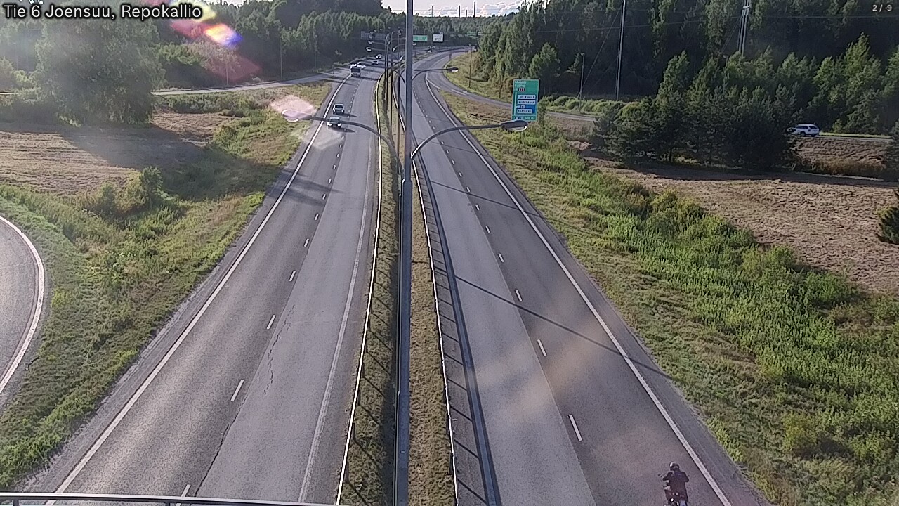 Kelikamerat Kuva Tie 6 Joensuu, Repokallio, Joensuu, Pohjois-Karjala