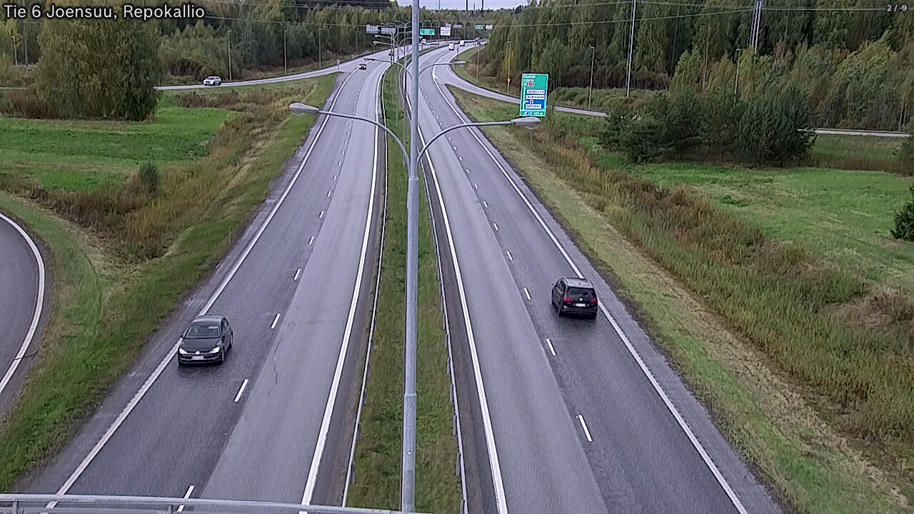 Kelikamerat Kuva Tie 6 Joensuu, Repokallio, Joensuu, Pohjois-Karjala