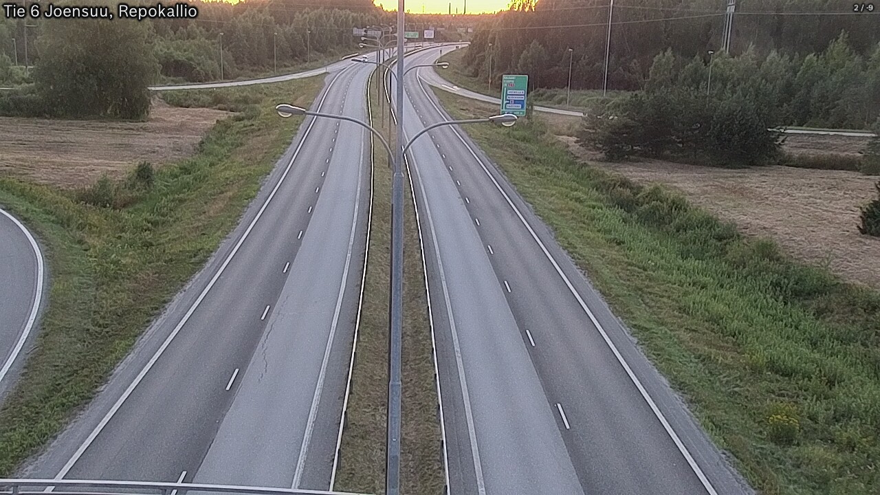 Kelikamerat Kuva Tie 6 Joensuu, Repokallio, Joensuu, Pohjois-Karjala