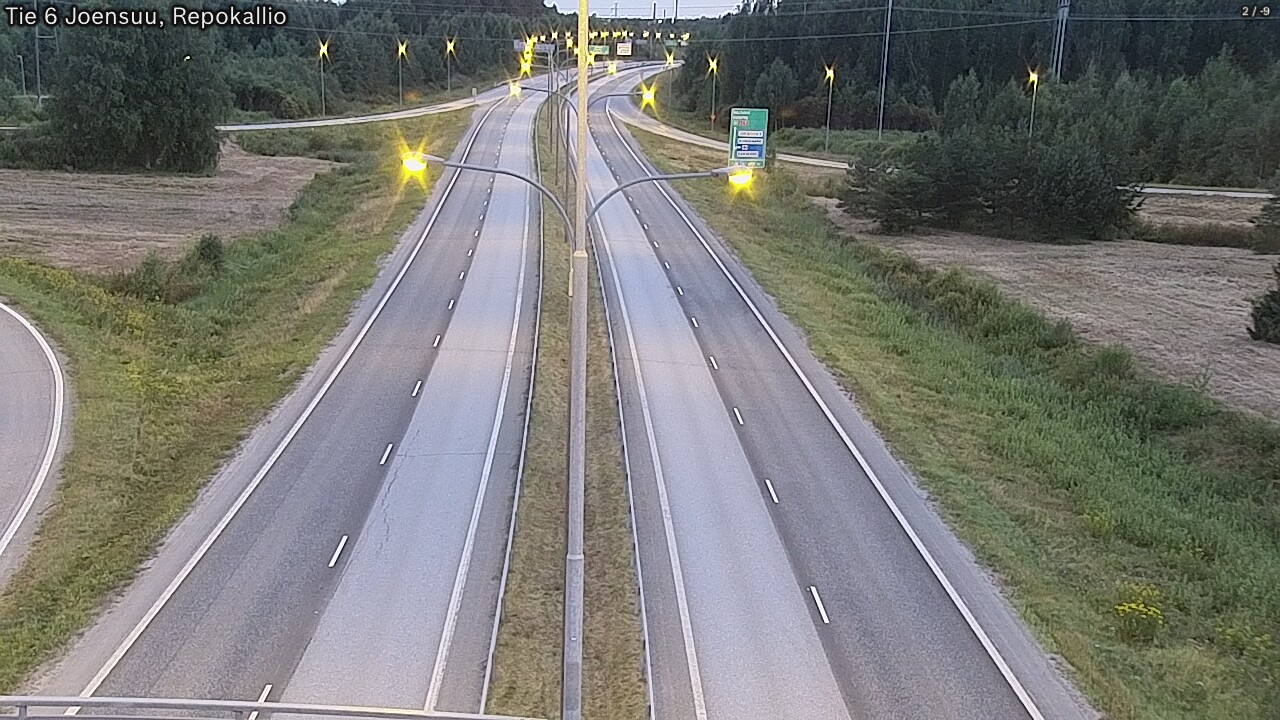Kelikamerat Kuva Tie 6 Joensuu, Repokallio, Joensuu, Pohjois-Karjala