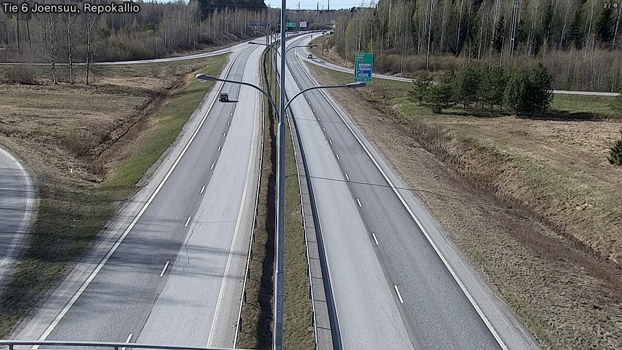 Kelikamerat Kuva Tie 6 Joensuu, Repokallio, Joensuu, Pohjois-Karjala