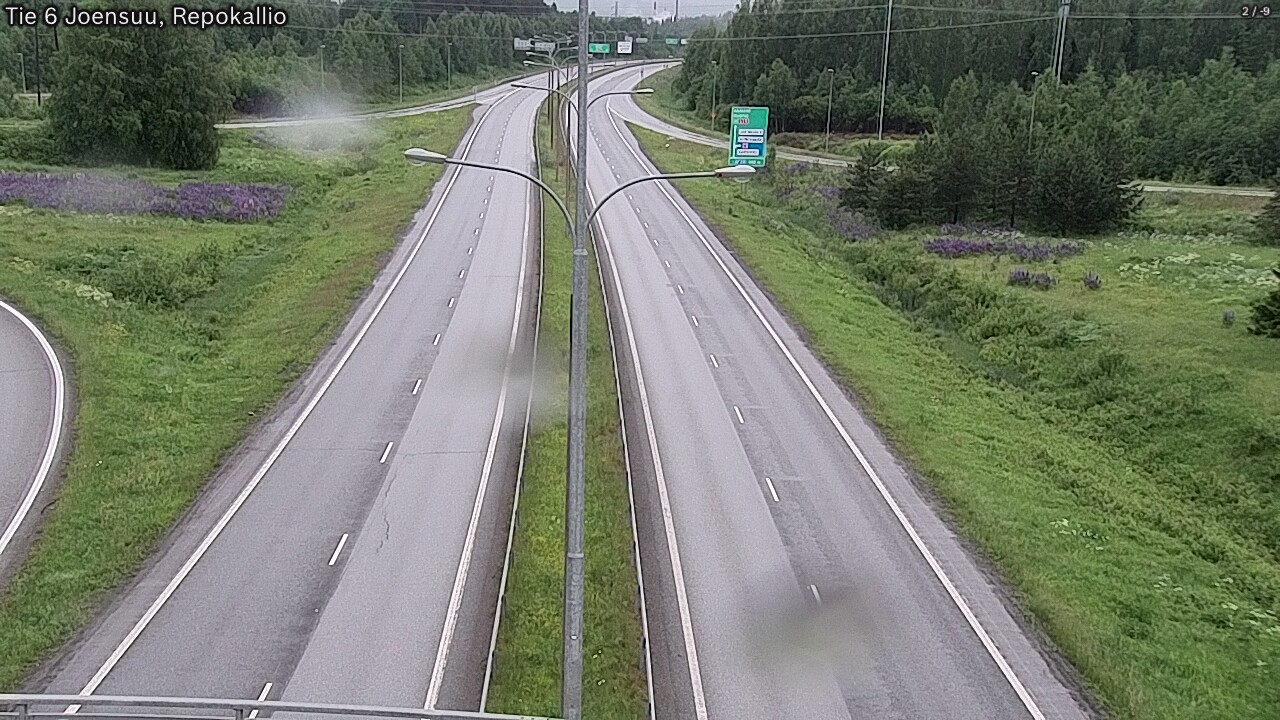 Kelikamerat Kuva Tie 6 Joensuu, Repokallio, Joensuu, Pohjois-Karjala