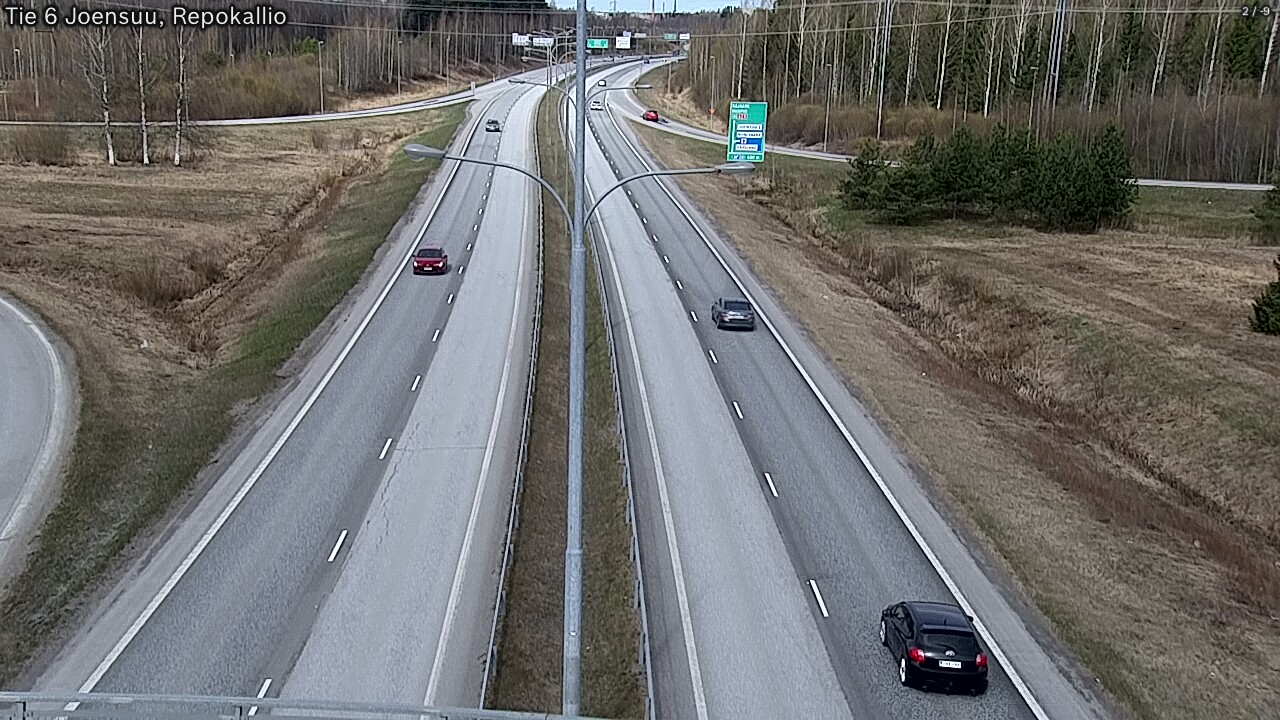 Kelikamerat Kuva Tie 6 Joensuu, Repokallio, Joensuu, Pohjois-Karjala
