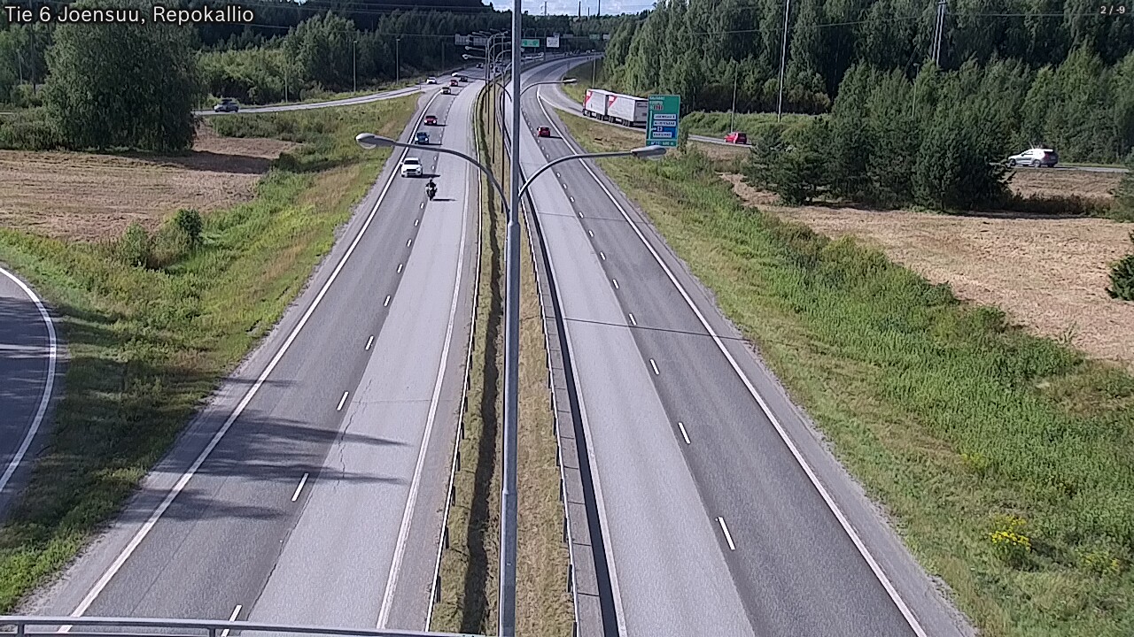 Kelikamerat Kuva Tie 6 Joensuu, Repokallio, Joensuu, Pohjois-Karjala