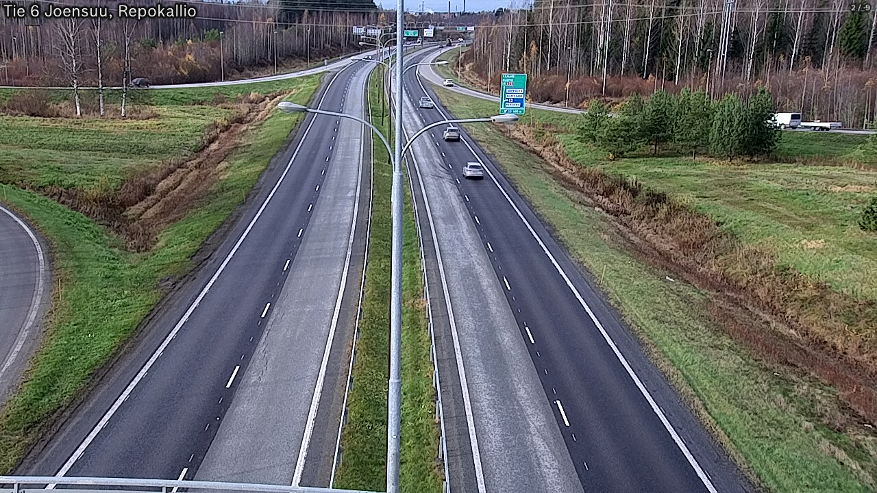 Kelikamerat Kuva Tie 6 Joensuu, Repokallio, Joensuu, Pohjois-Karjala