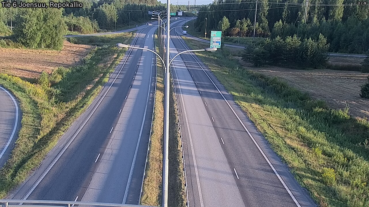 Kelikamerat Kuva Tie 6 Joensuu, Repokallio, Joensuu, Pohjois-Karjala