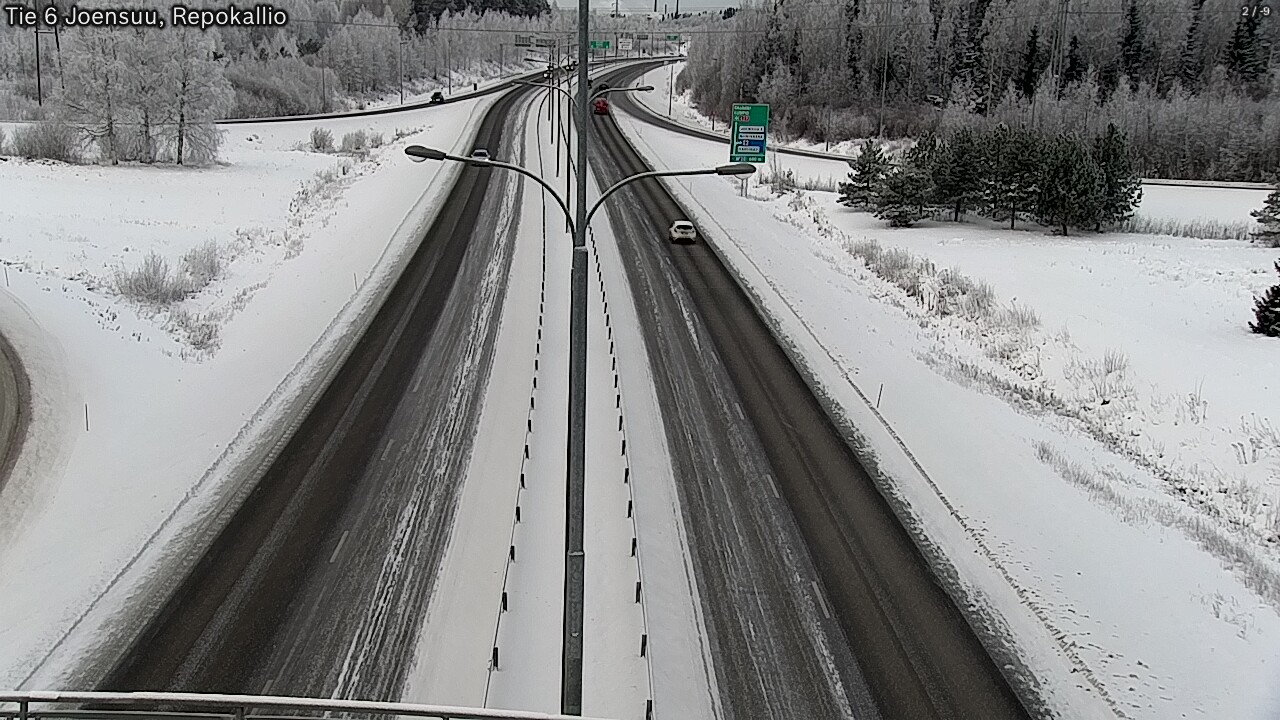 Weather Camera Image Väg 6 Joensuu, Repokallio, Joensuu, Pohjois-Karjala