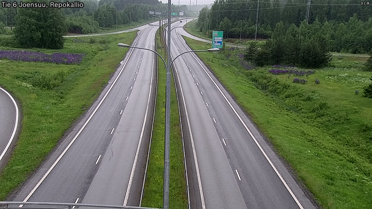 Kelikamerat Kuva Tie 6 Joensuu, Repokallio, Joensuu, Pohjois-Karjala