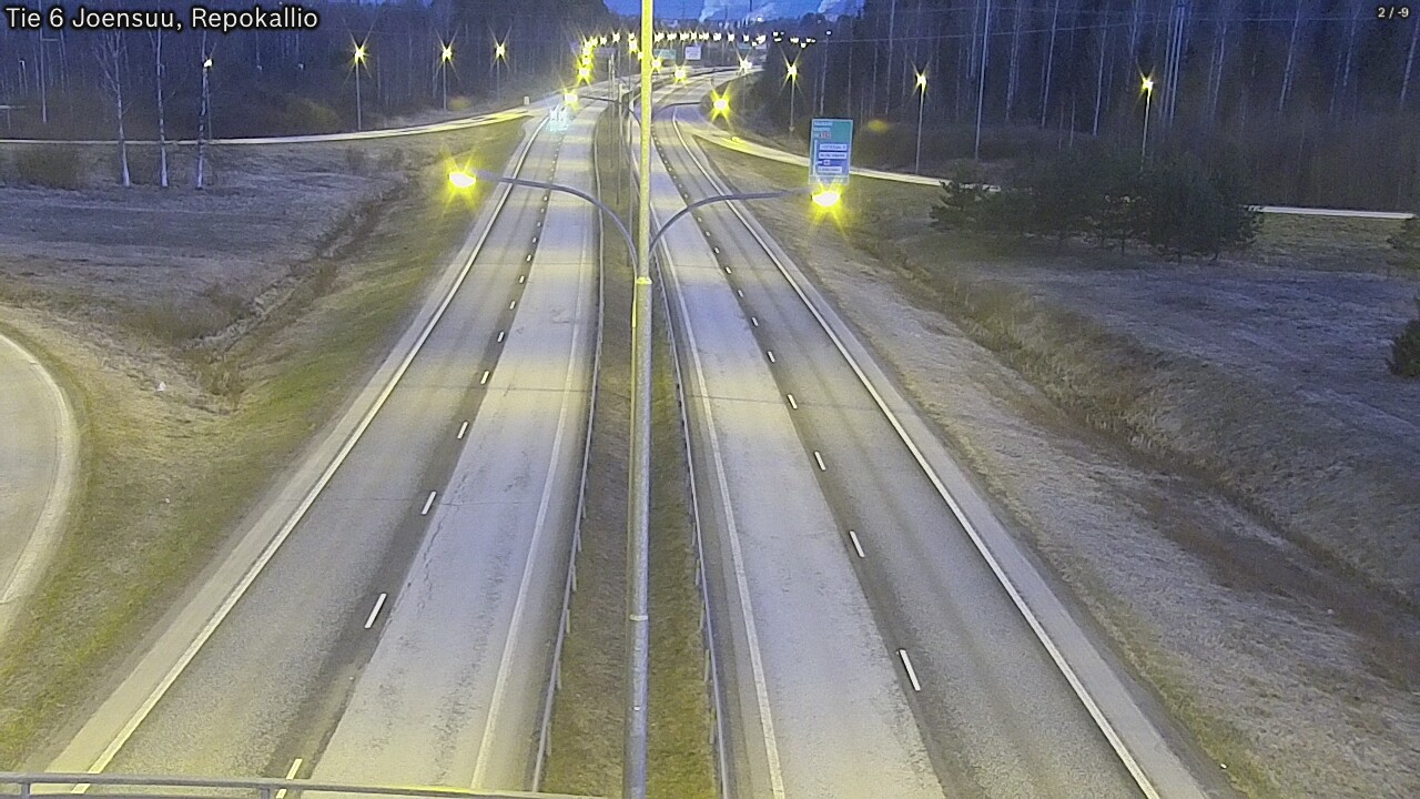 Kelikamerat Kuva Tie 6 Joensuu, Repokallio, Joensuu, Pohjois-Karjala