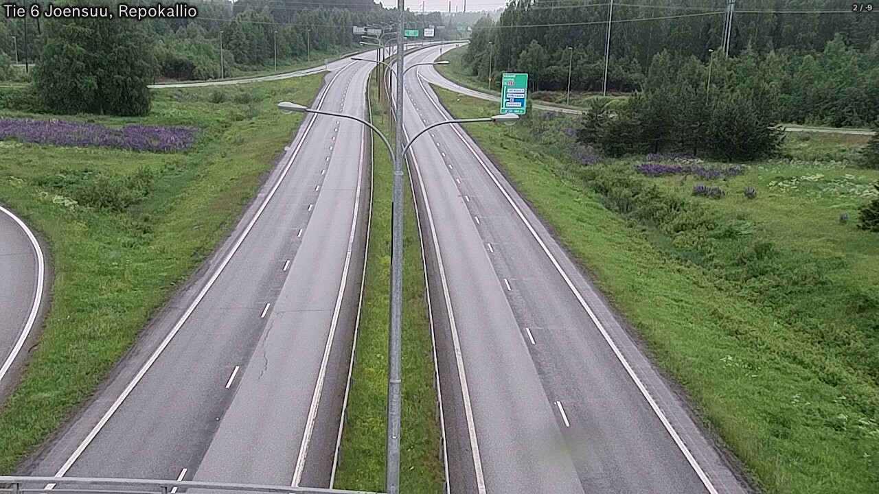 Kelikamerat Kuva Tie 6 Joensuu, Repokallio, Joensuu, Pohjois-Karjala