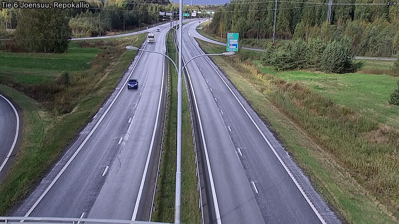 Kelikamerat Kuva Tie 6 Joensuu, Repokallio, Joensuu, Pohjois-Karjala