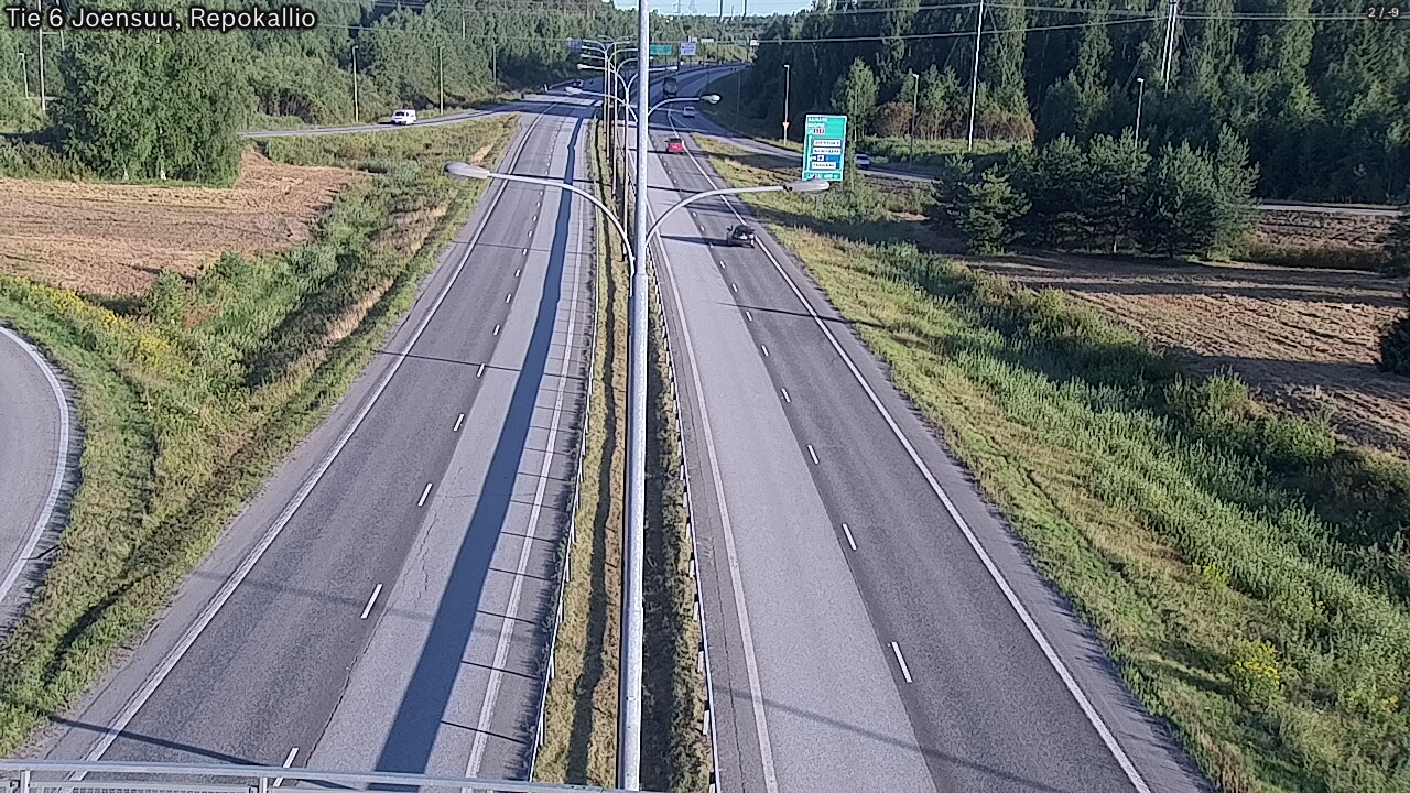 Weather Camera Image Road 6 Joensuu, Repokallio, Joensuu, Pohjois-Karjala