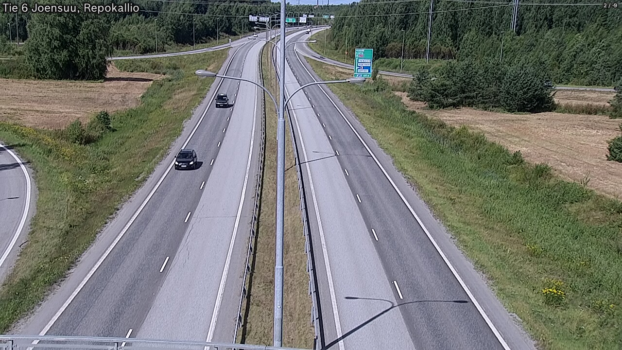 Kelikamerat Kuva Tie 6 Joensuu, Repokallio, Joensuu, Pohjois-Karjala