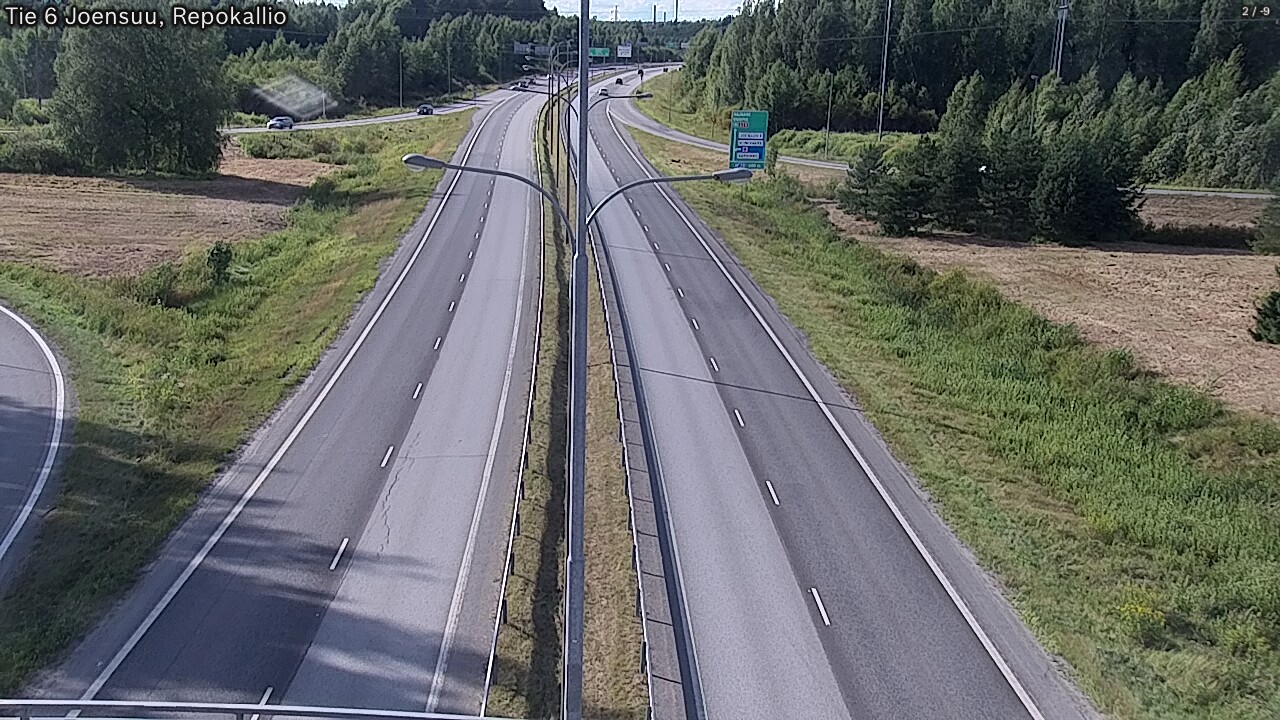 Kelikamerat Kuva Tie 6 Joensuu, Repokallio, Joensuu, Pohjois-Karjala