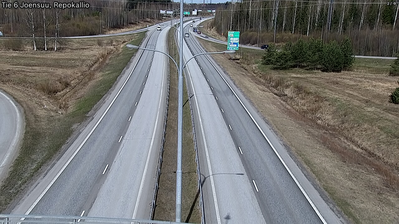 Kelikamerat Kuva Tie 6 Joensuu, Repokallio, Joensuu, Pohjois-Karjala